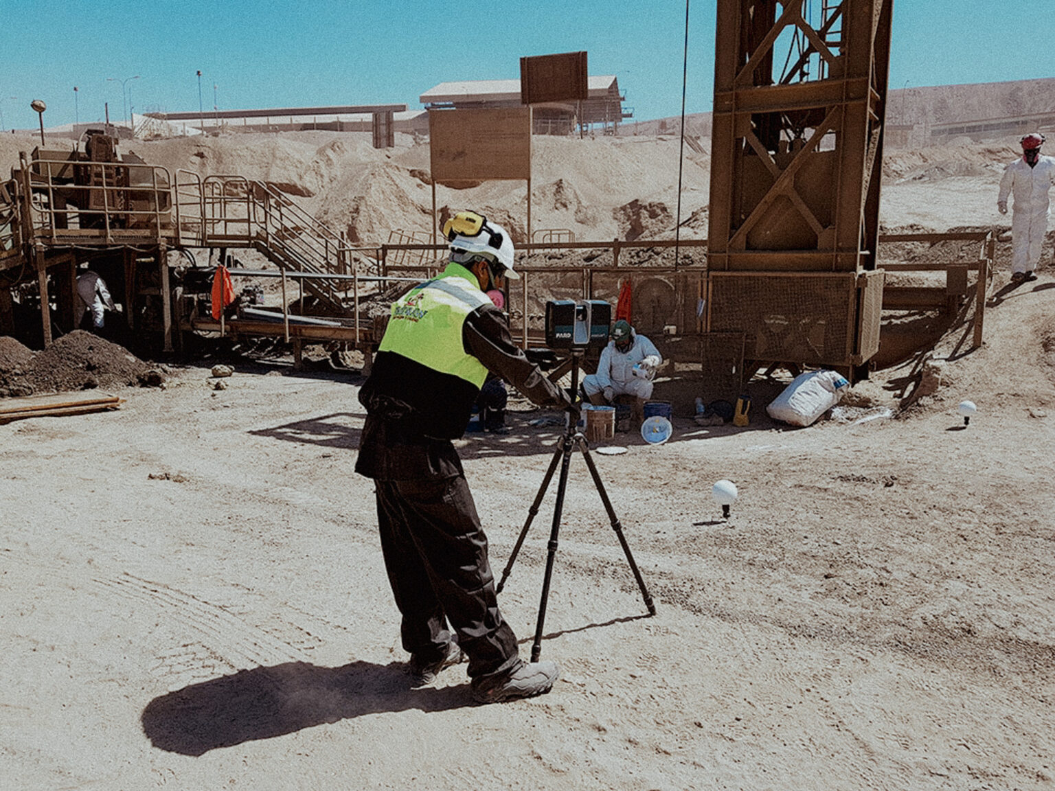 Equipo Findraw en operaciones mineras
